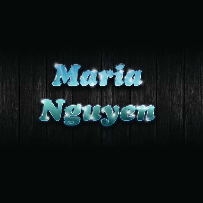 Nguyen Shiny Text
